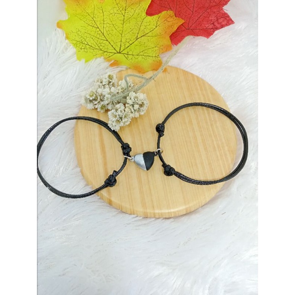 GELANG POLOS MAGNET LOVE COUPLE ( 2 GELANG ) GELANG MAGNET POLOS / GELANG MAGNET TALI KOREA ANTI AIR /GELANG COUPLE MAGNET /GELANG POLOS MAGNET /GELANG 1 PASANG ISI 2 GELQNG /GELANG PASANGAN /GELANG COUPLE /GELANG MURAH/GELANG LUCU/GELANG AESTHETIC VIRALL