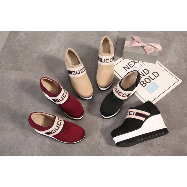 Sepatu Wedges Import gucci