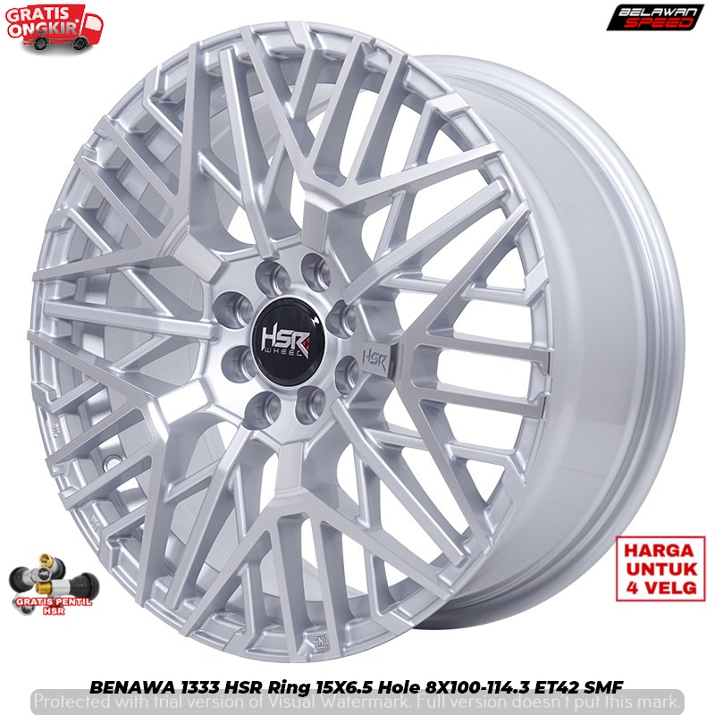 VELG MOBIL MODIFIKASI PELEK MOBIL MURAH RING 15 UNTUK LIVINA CALYA AVANZA VELOZ SIGRA XENIA R15 HSR 