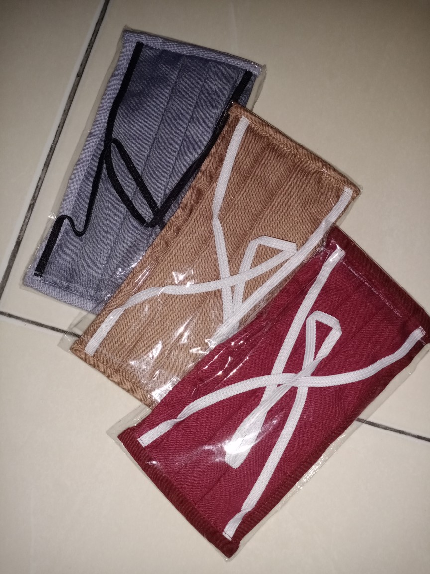Masker Kain 2ply Bisa Isi Tisu Karet Hijabloop