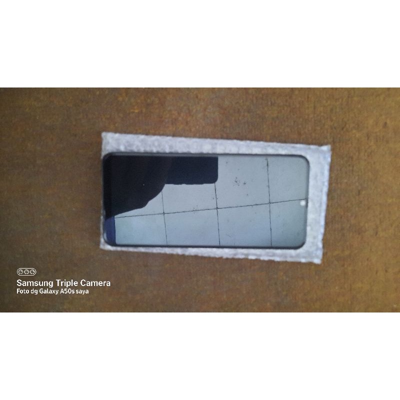 lcd samsung m21 super amoled ori plus frame dan batre