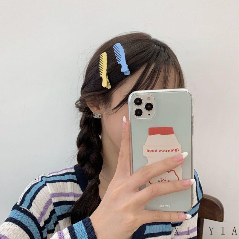 【COD】Jepit Rambut Model Sisir Kecil Warna Permen Gaya Korea Untuk Anak Perempuan