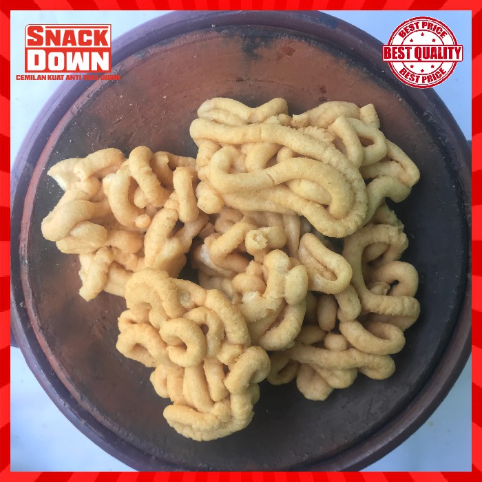 

PUNTUK CACING 250 gram / JAJANAN / SNACK / MAKANAN RINGAN / KRUPUK / CEMILAN