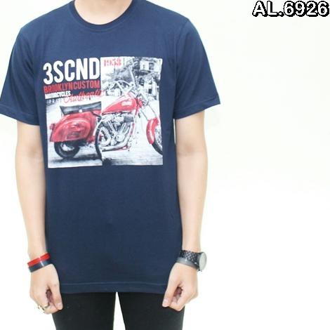 Kaos Pria Distro | Kaos Three Second A-6926 | Baju Kaos Branded | Kaos Murah