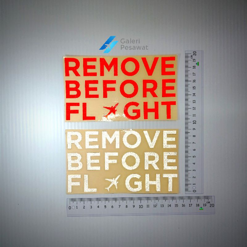 

Cutting Sticker REMOVE BEFORE FLIGHT