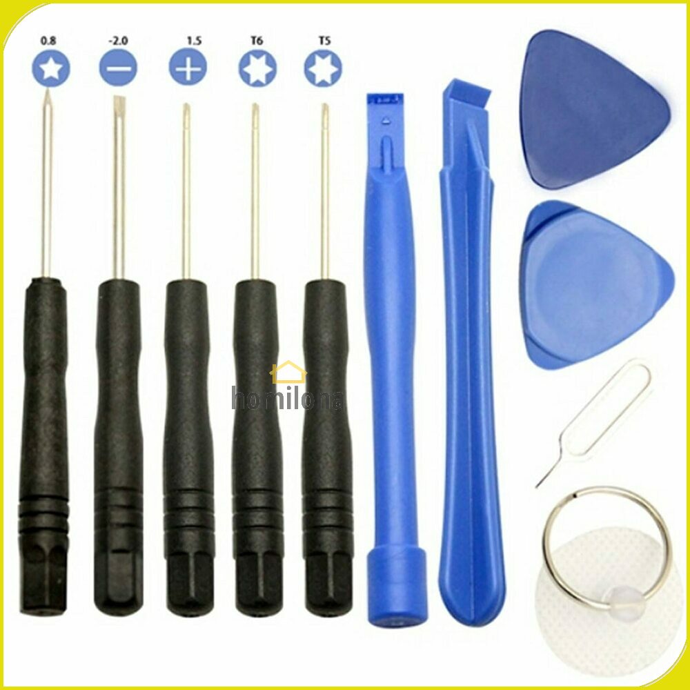 Peralatan Reparasi Smartphone 11 in 1 Repair Tools Set - Alloet W3011 - Black