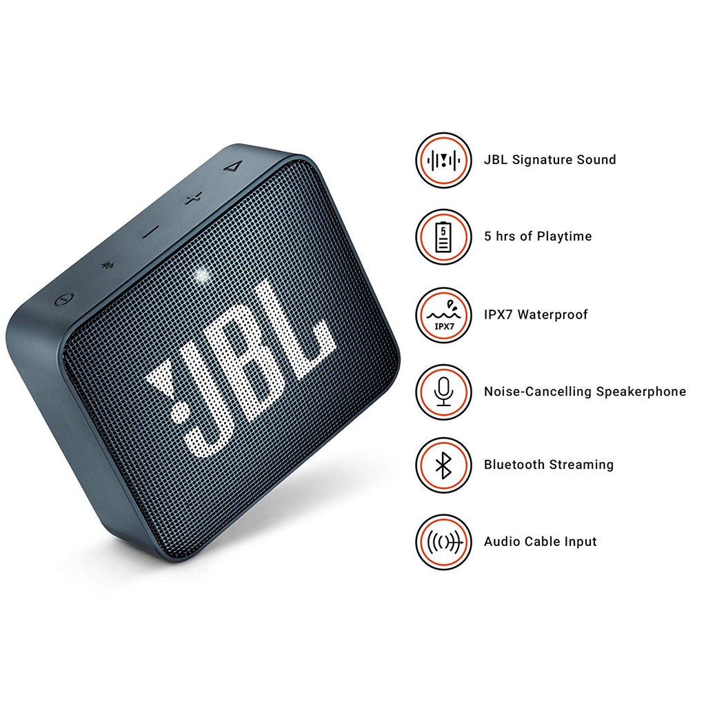 JBL GO 2 Bluetooth Portable Speaker Original