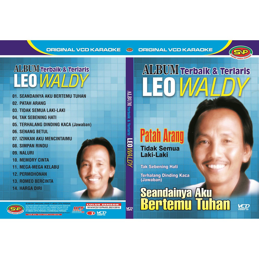 Vcd Original Dangdut Lawas - Album Terbaik &amp; Terlaris Leo Waldy