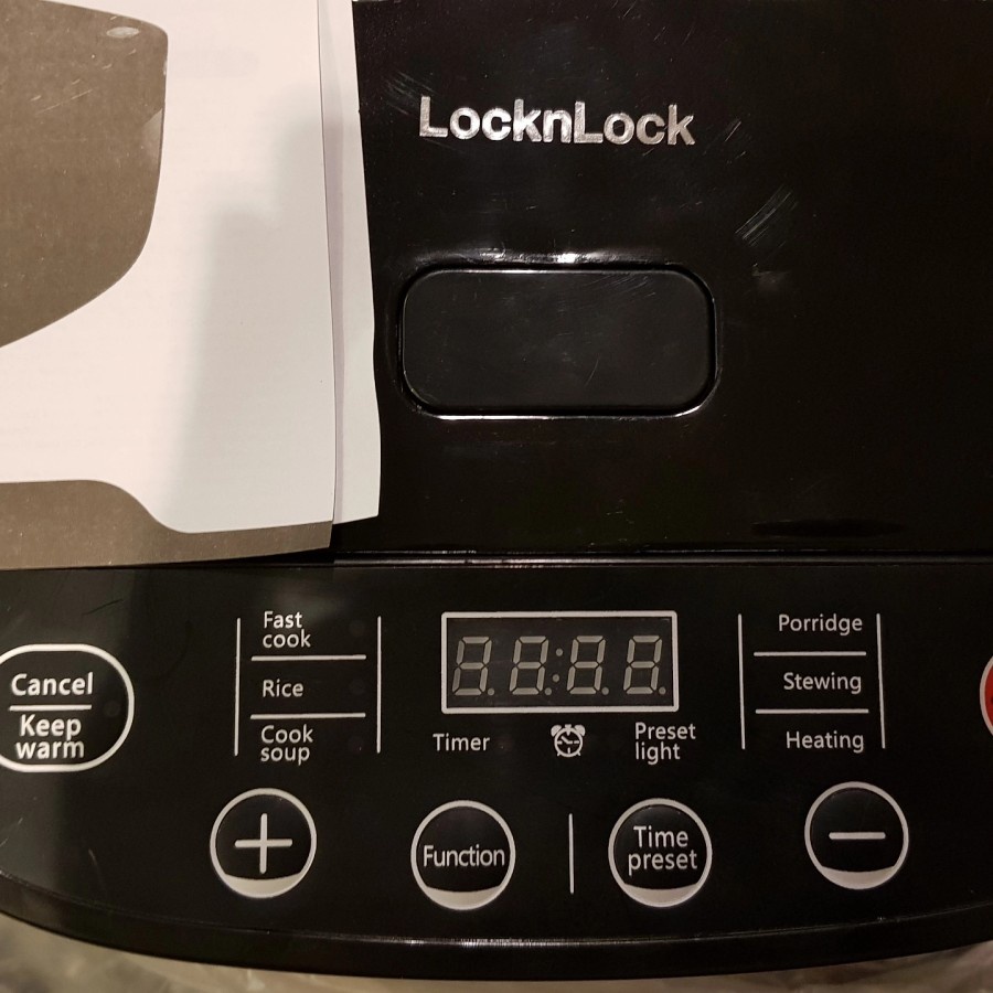 Lock n Lock Modern Multi Cooker 700W Rice cooker, Steamer, Oven. ORI