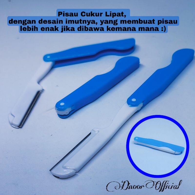 Alat Pencukur Alis Bulu Tangan Lipat / Pisau cukur Alis / eye brow razor