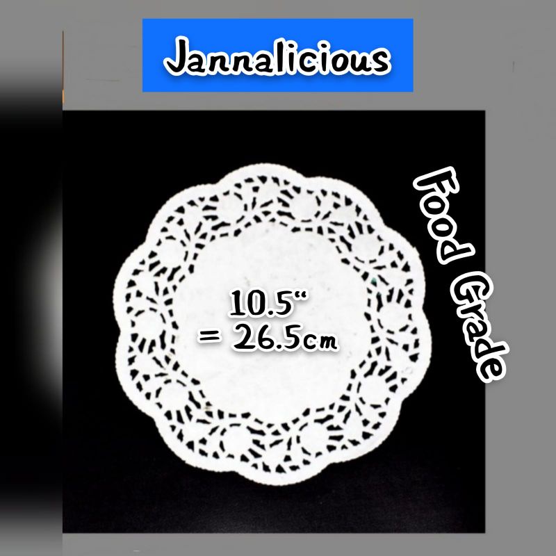 

Doyleys Paper Bulat / Kertas Renda Uk. 10,5" (26,5 cm) ~ 100 pcs