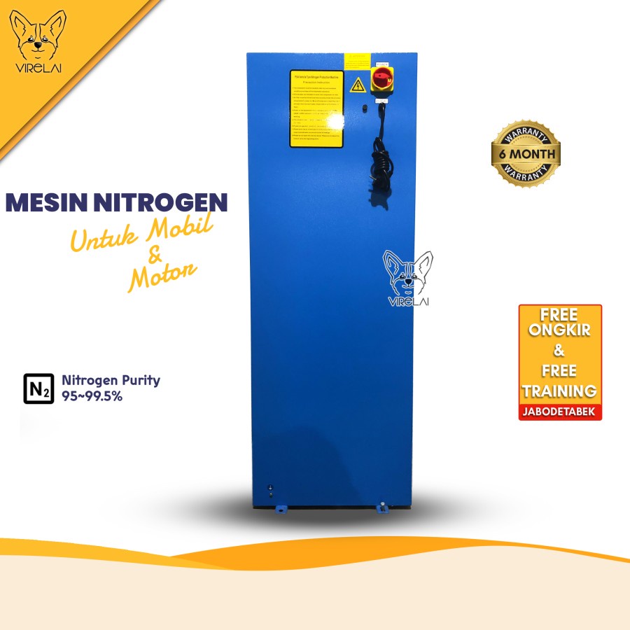 Mesin nitrogen (N2) besar untuk motor dan mobil 1 selang dan 2 selang.