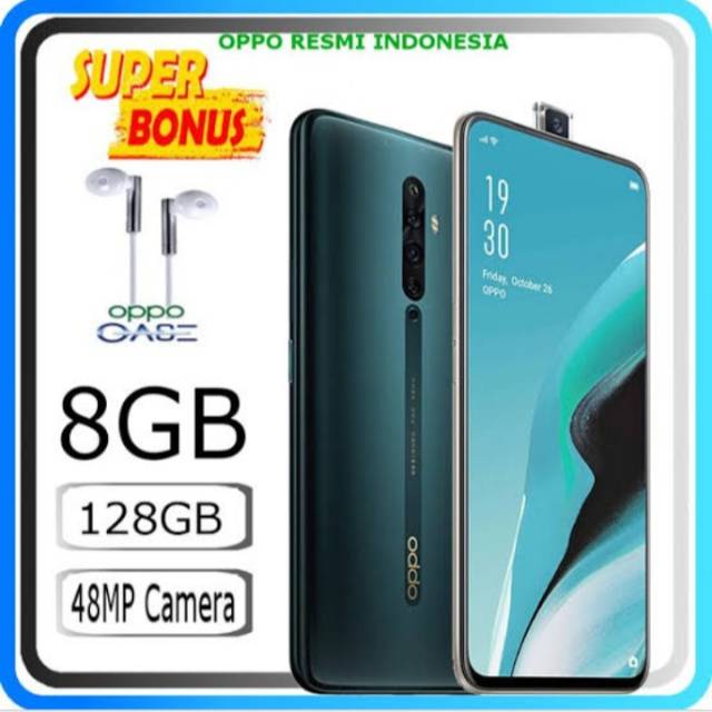 Oppo Reno 2f RAM 8/128GB GARANSI RESMI ERAFONE