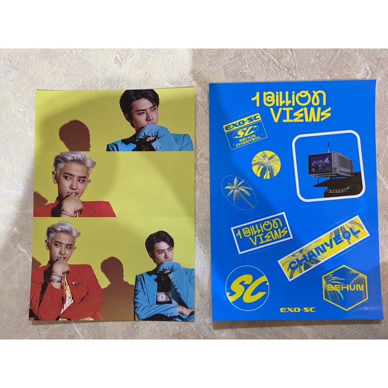 STICKER OFFICIAL EXO SC || 1 BILLION VIEWS, WHAT A LIFE