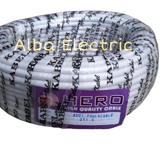 ♂ Kabel Kawat 2x1,5 mm NYM Kawat HERO 50 meter dan 30 meter Kabel Listrik Kawat ♧