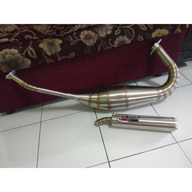 Knalpot Aitech Ninja R RR Stainless .