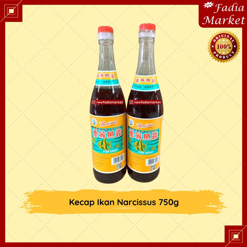 

Kecap Ikan/Fish Gravy Narcissus 750g