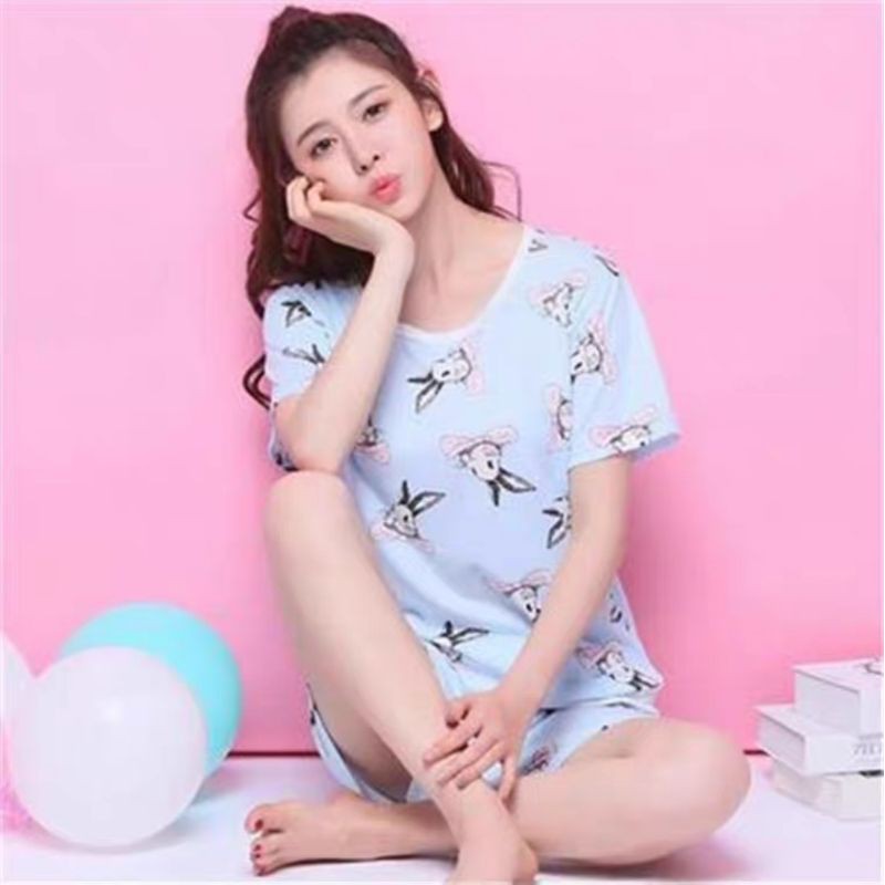 Baju tidur hotpants cewek bahan spandek halus adem