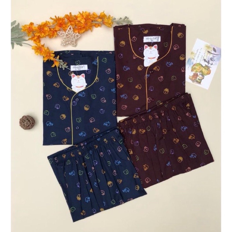 [READY] Piyama Niqta LIMITED EDITION APRIL 2022 | Piyama NI-Q-TA Motif Terbaru [Baju Tidur]