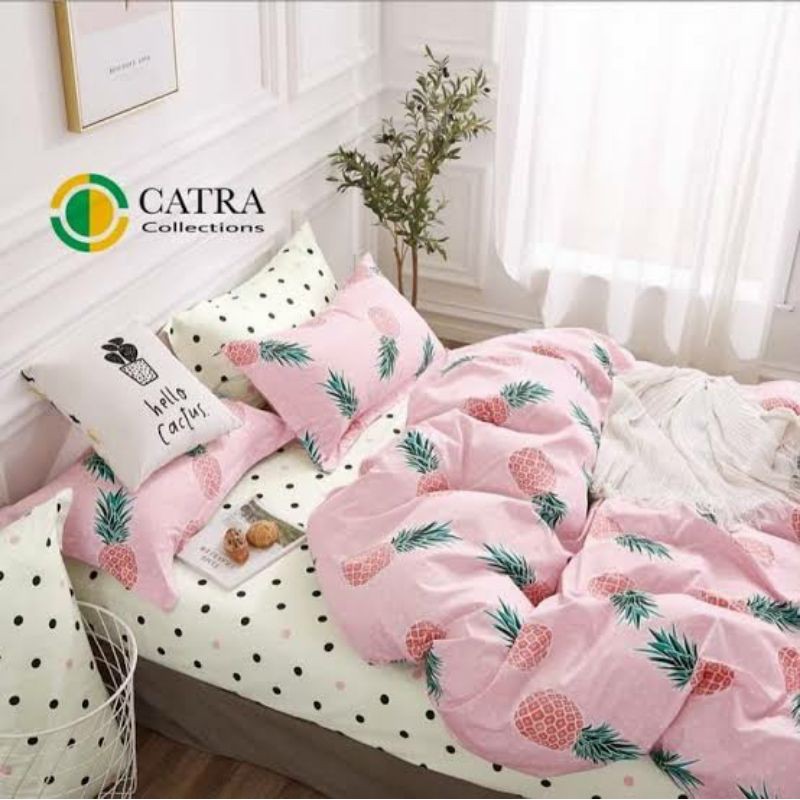 Bed Cover Sprei Katun Catra 180 x 200cm King Size nomor 1