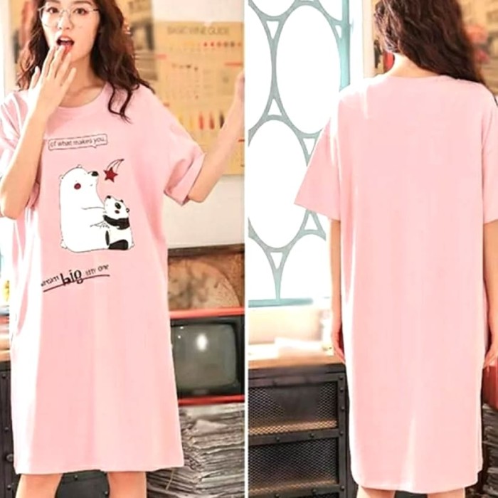 Daster Wanita/ Dress Kaos/ Baju Tidur Wanita/ Daster Cantik