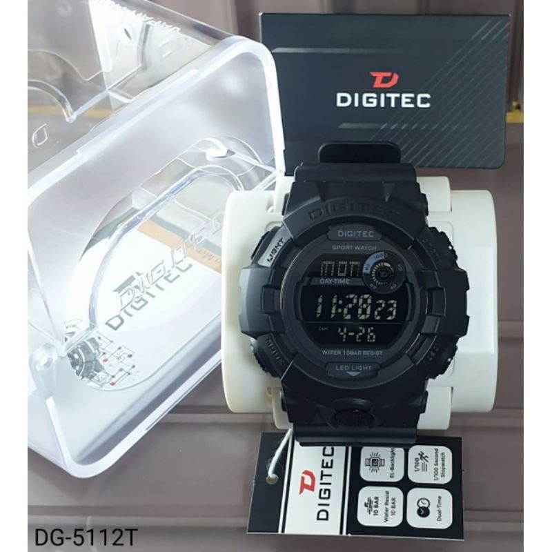 Jam Tangan Pria Digital Digitec Original DG-5112T Tahan Air Bisa Untuk Berenang