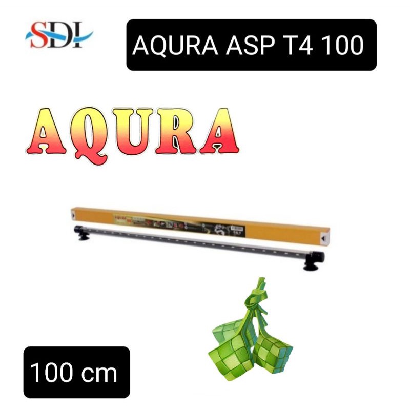 AQURA ASP T4 100 LAMPU AQUARIUM LAMPU LED AQUARIUM AQUASCAPE 1METER AQURA BOX KUNING