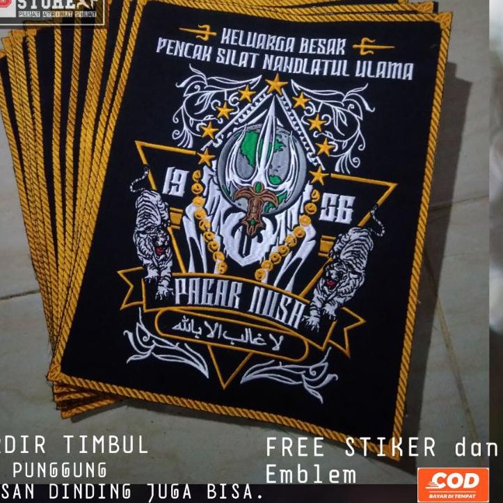 Special Price.. bet/emblem/badge punggung pagar nusa (bisa COD)