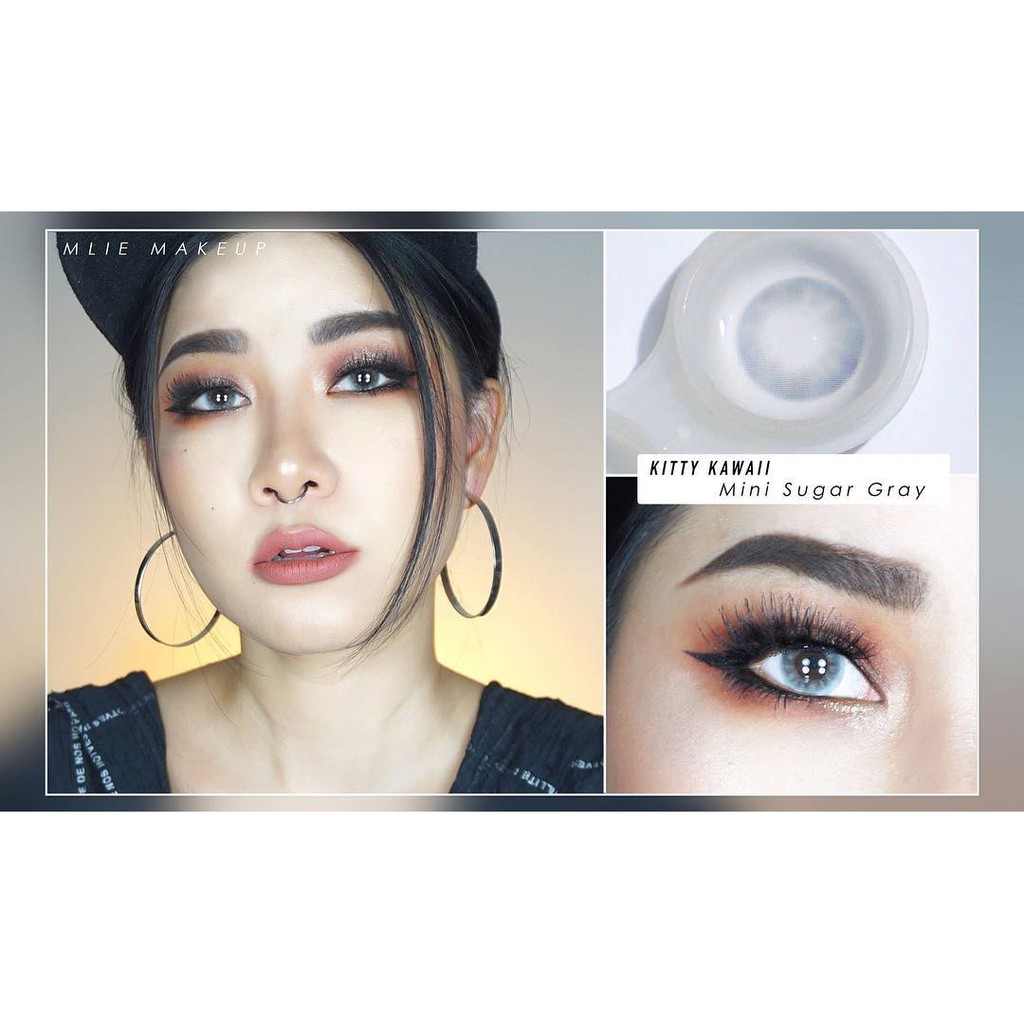 Softlens Kitty Kawaii Mini Sugar - Natural Gray Brown