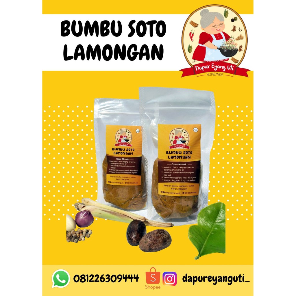 

Bumbu Soto Lamongan @dapureyanguti_