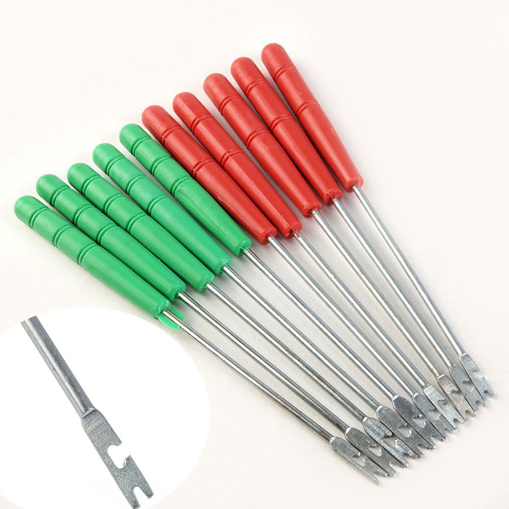 10pcs / Set Alat Pelepas Kail Pancing Dengan Gagang Acak