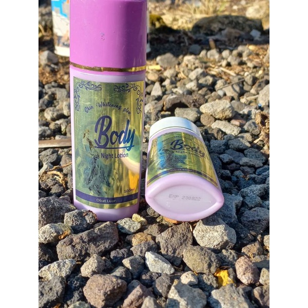 lotion skinglow dosis 4x lebih cepat memutihkan // hb pemutih // night glow 4x pemutih dosis tinggi