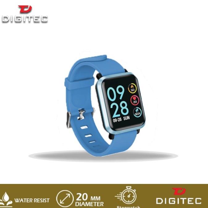 Jam Tangan Digitec Smartwatch Pulse Blue Original Murah Termurah