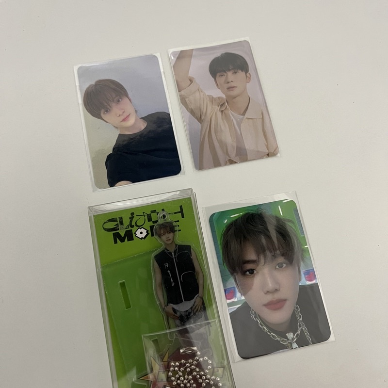 [READY] pc jaehyun owhat sticker & acrylic + photocard jaemin game ver | nct 127 dream bene benefit 