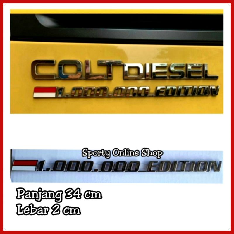 Emblem Logo Sejuta Edition Crome