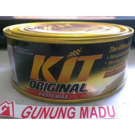 Baru Kit Poles Paste Wax Original 225 Gram Kaleng Kilap Mobil Motor Berkualitas