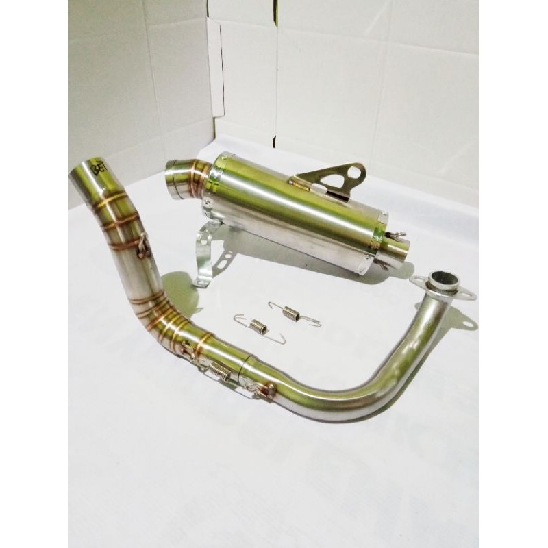 Knalpot Racing inlet 38 untuk Beat Karbu, Beat Street, Beat POP ESP FI