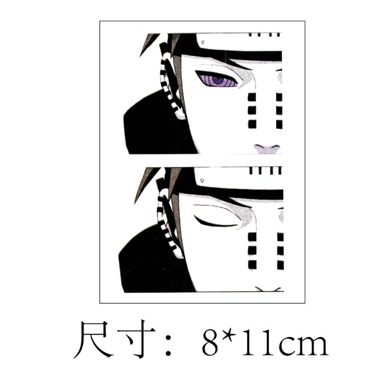 10pcs Tatto temporary Luppy bajak laut one piace sesuke naruto