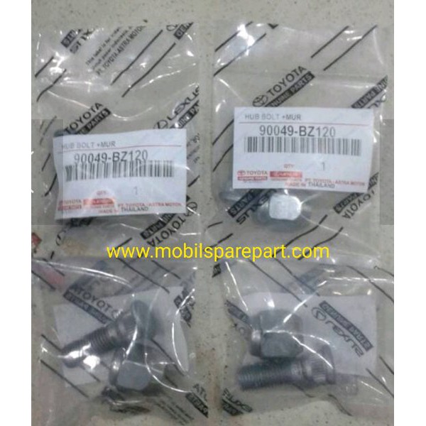 murah...baut roda dan mur roda avanza asli 1set Murah