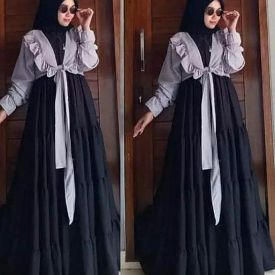ambrosia set / ambrosia/ gamis/ gamis wanita / gamis dewasa / gamis masa kini / gamis shakila / sete