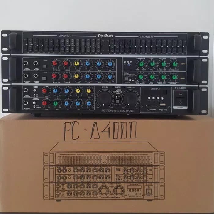 AMPLI KARAOKE 3in1 firstclass fc A-4000