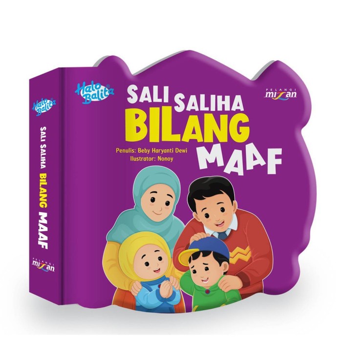 Dunia Anak HALO BALITA.PENUNTUN:SALI SALIHA BILANG MAAF (BOARDBOOK) PELANGI MIZAN-2