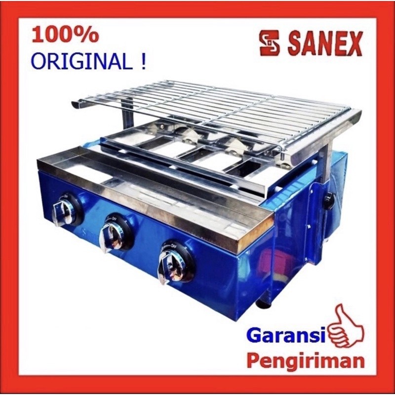 Kompor Panggangan Sanex 3 Tungku