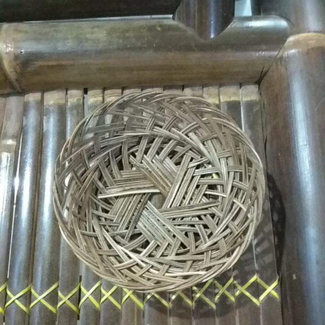 K25s - Keranjang Rotan Mangkuk Bulat S 18x6,5 Cm Hampers Parcel Mahar Souvenir Buah Sayur Lalab Kado