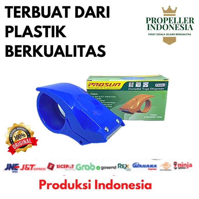 

Unik Tempat Lakban Tape Dispenser Lakban Rollan Lakban 2Inch Plastik Limited
