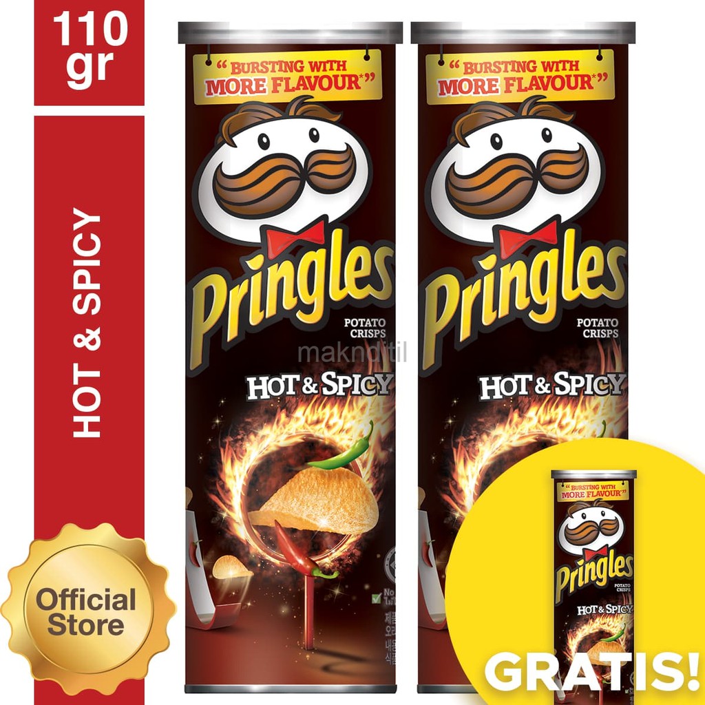 

[Buy 2 Get 1] Hot Spicy Pringles 110gr