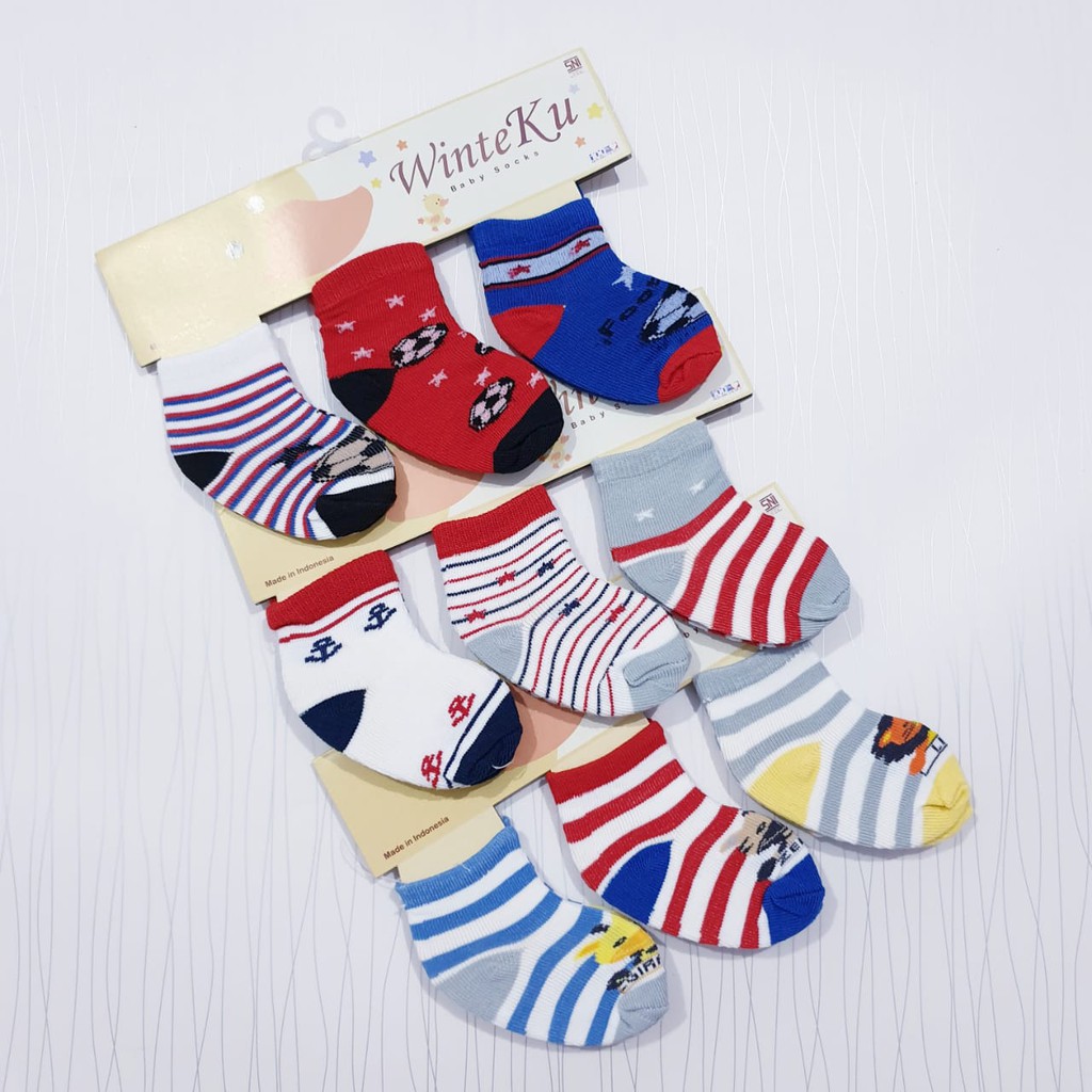 COD Kaos Kaki Winteku Anak Cowok Baby Alicia