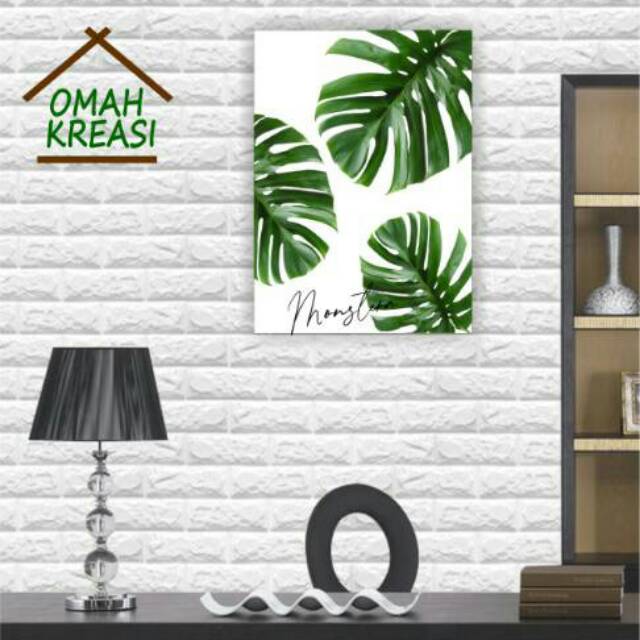 WALL DECOR MONSTERA  HIASAN  DINDING  PAJANGAN DINDING  DAUN 