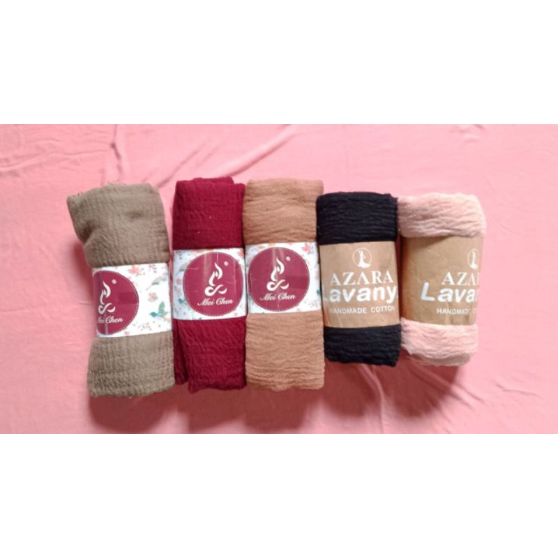 pashmina Crinkle/pashmina kusut/pashmina negro/pashmina Malaysia/azara-1