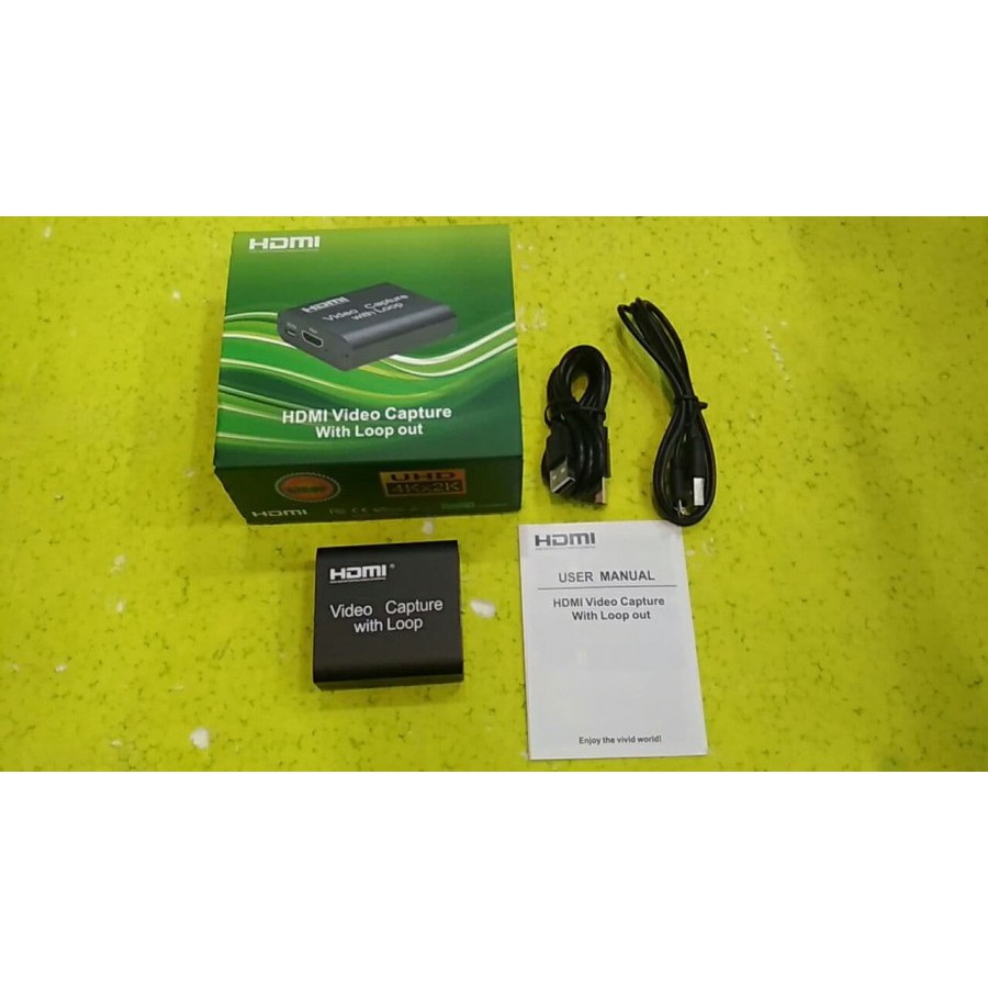 HDMI Video Capture Card USB 2.0 Support 1080p FULL HD With Loop